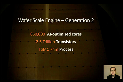 Cerebras Wafer Revealed Rare 2.6 Trillion-Transistor CPU With 850,000 Cores